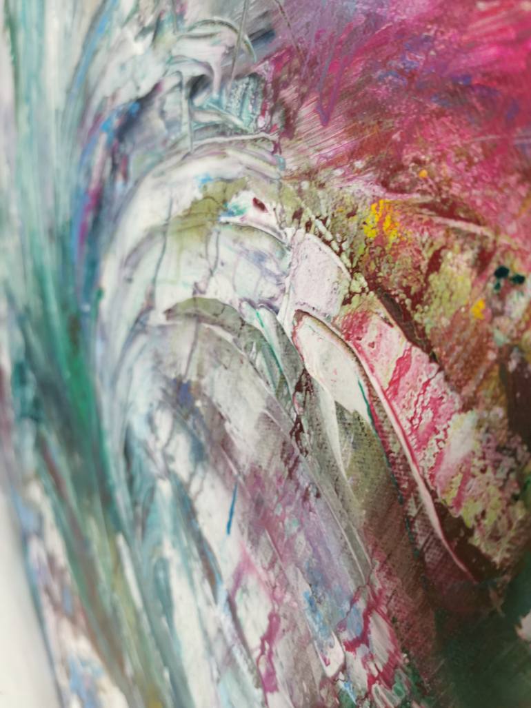 Original Abstract Water Painting by Junus Karimow