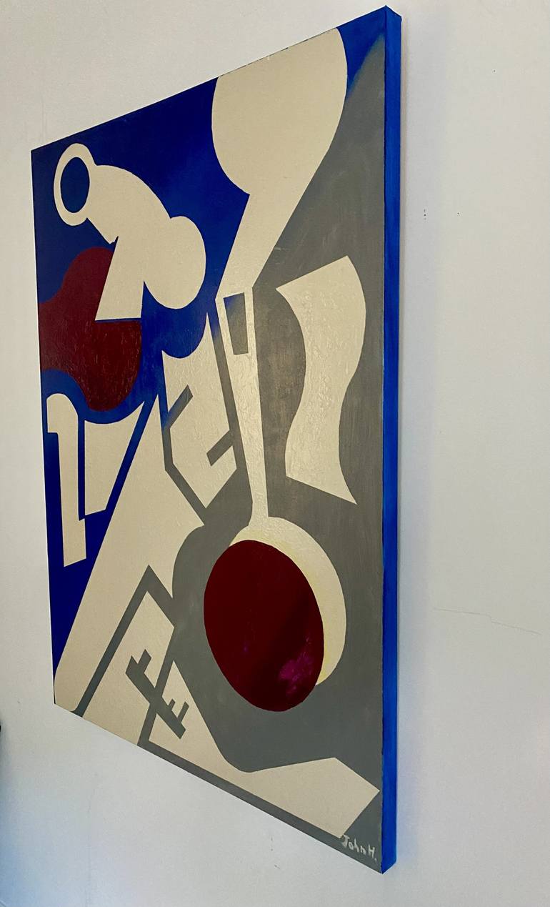 Original Contemporary Abstract Painting by John Hantoumakos