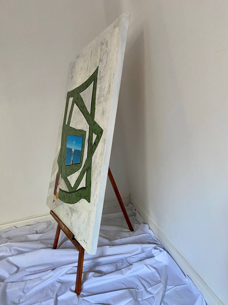 Original Surrealism Fantasy Painting by John Hantoumakos