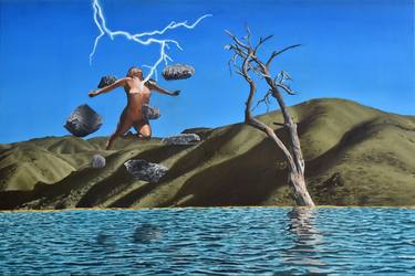 Original Surrealism Nature Paintings by Julio César