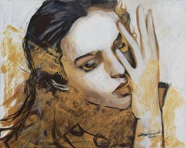 Print of Figurative Love Paintings by Pamela Saralli