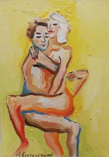 Original Love Paintings by Marina Koutsospyrou