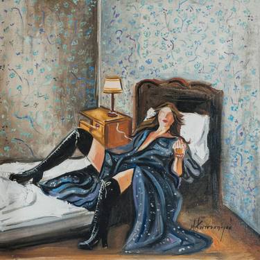 Original Erotic Paintings by Marina Koutsospyrou