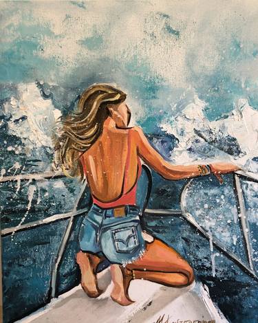 Original Yacht Paintings by Marina Koutsospyrou