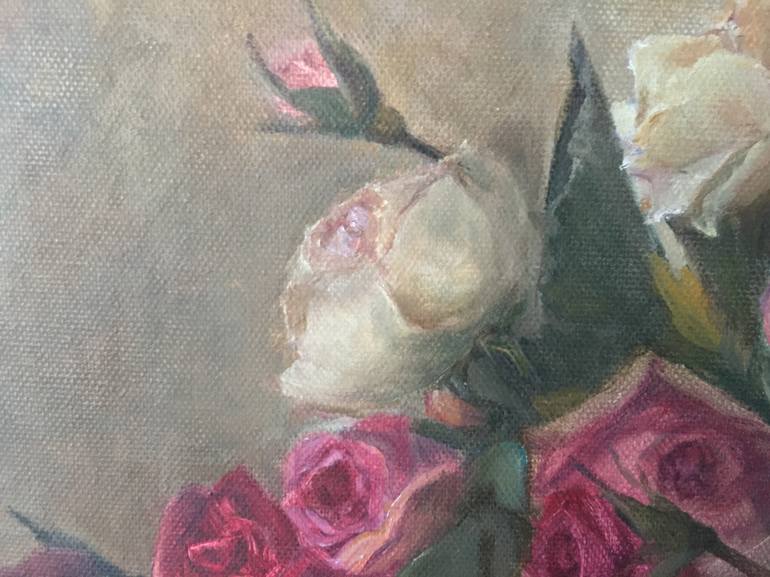 Original Realism Floral Painting by Liana Tyurina