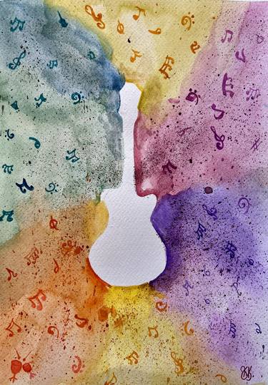 Original Abstract Music Paintings by Keerti Kailas
