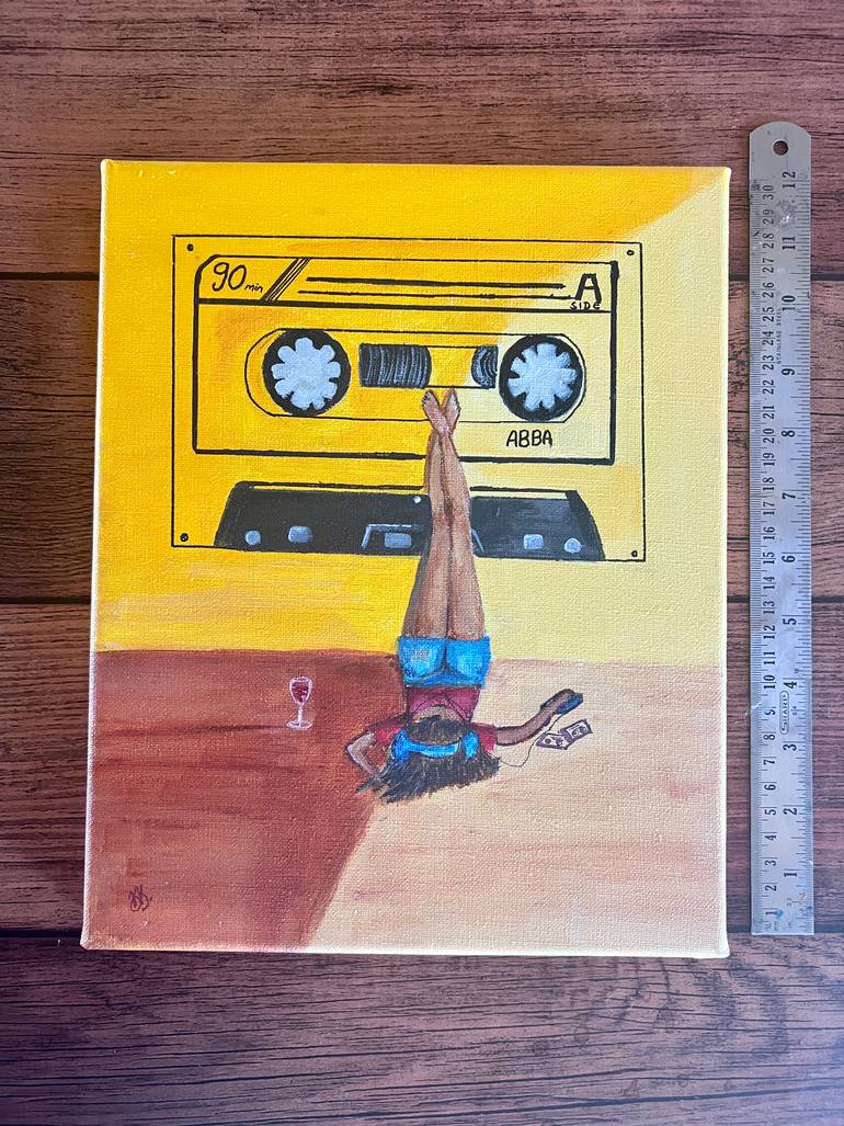 Original Abstract Music Painting by Keerti Kailas