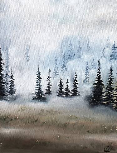 Original Landscape Painting by Anna Dubrovskaya