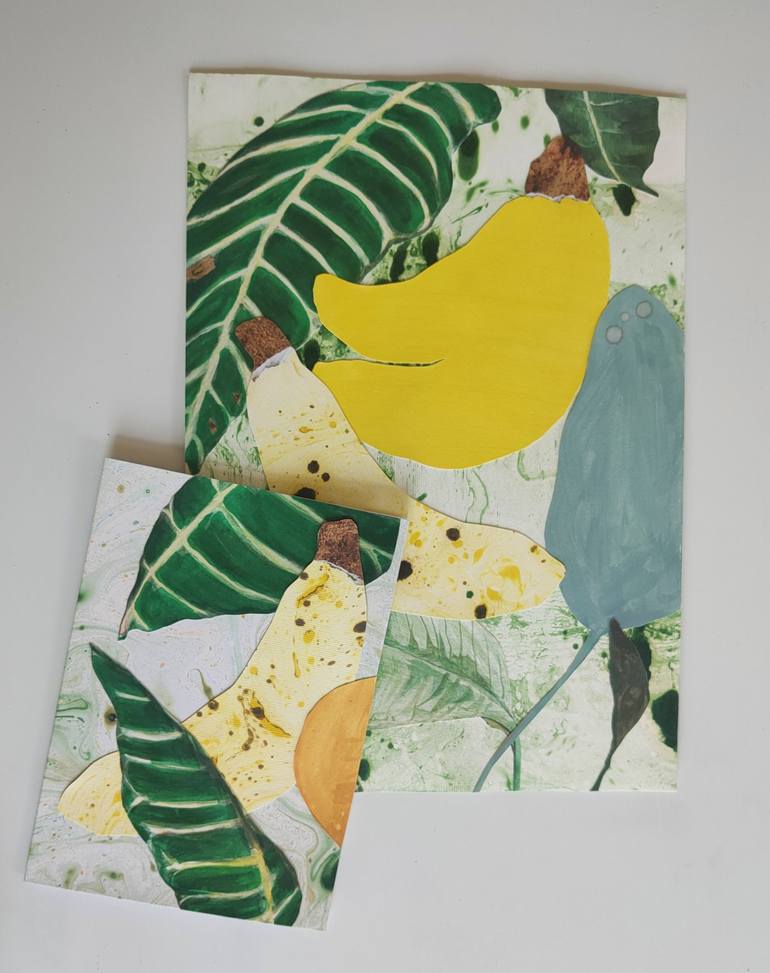 Original Botanic Collage by Hannah Weatherhead