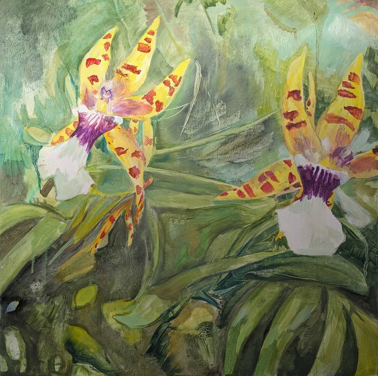 Original Expressionism Botanic Painting by Hannah Weatherhead