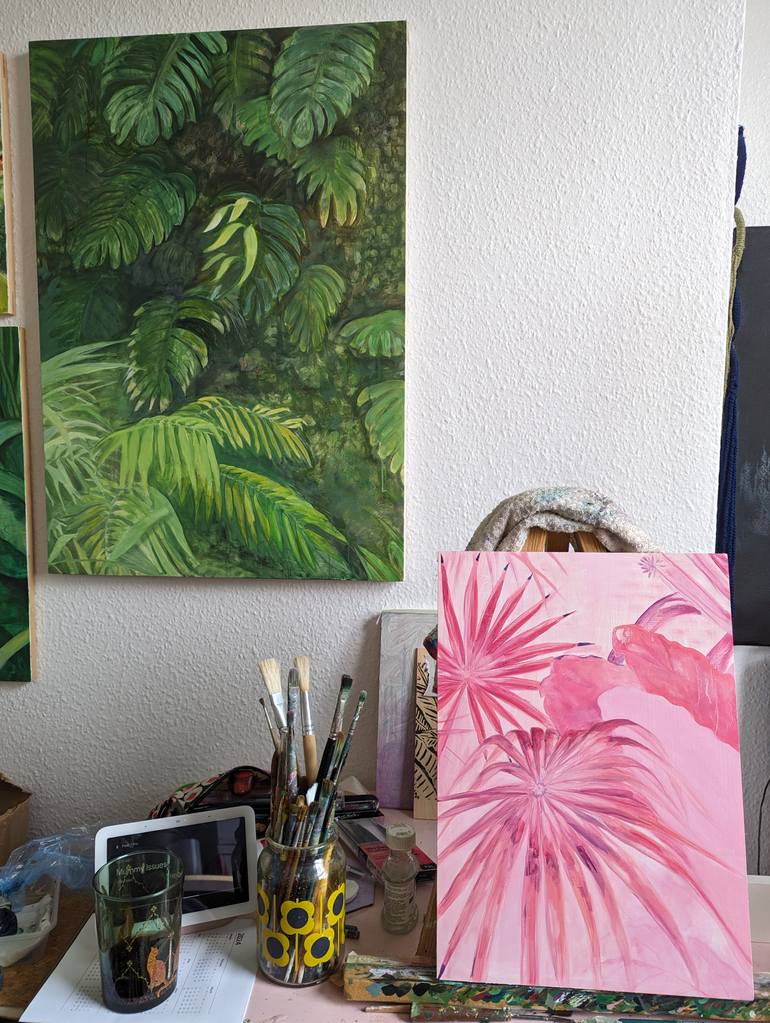 Original Contemporary Botanic Painting by Hannah Weatherhead