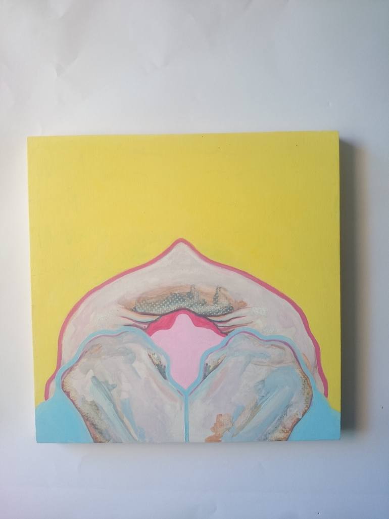 Original Abstract Nude Painting by Hannah Weatherhead