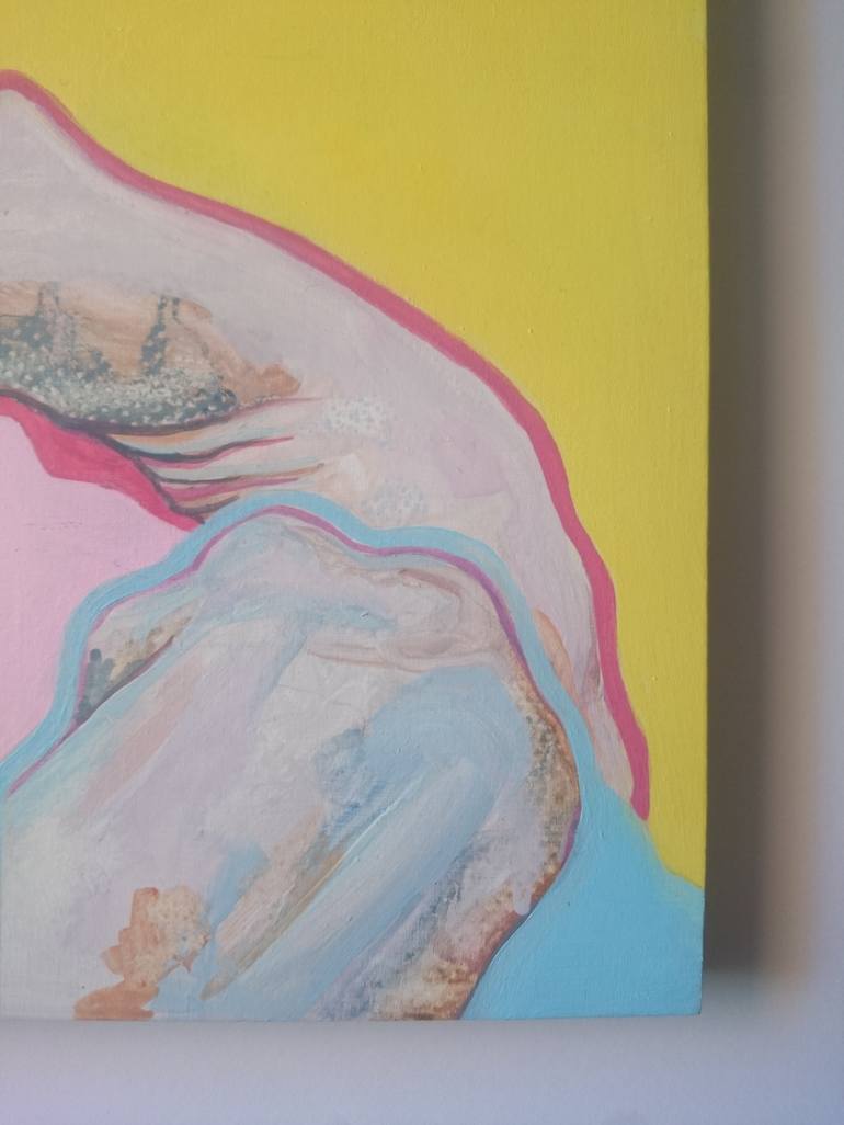 Original Abstract Nude Painting by Hannah Weatherhead