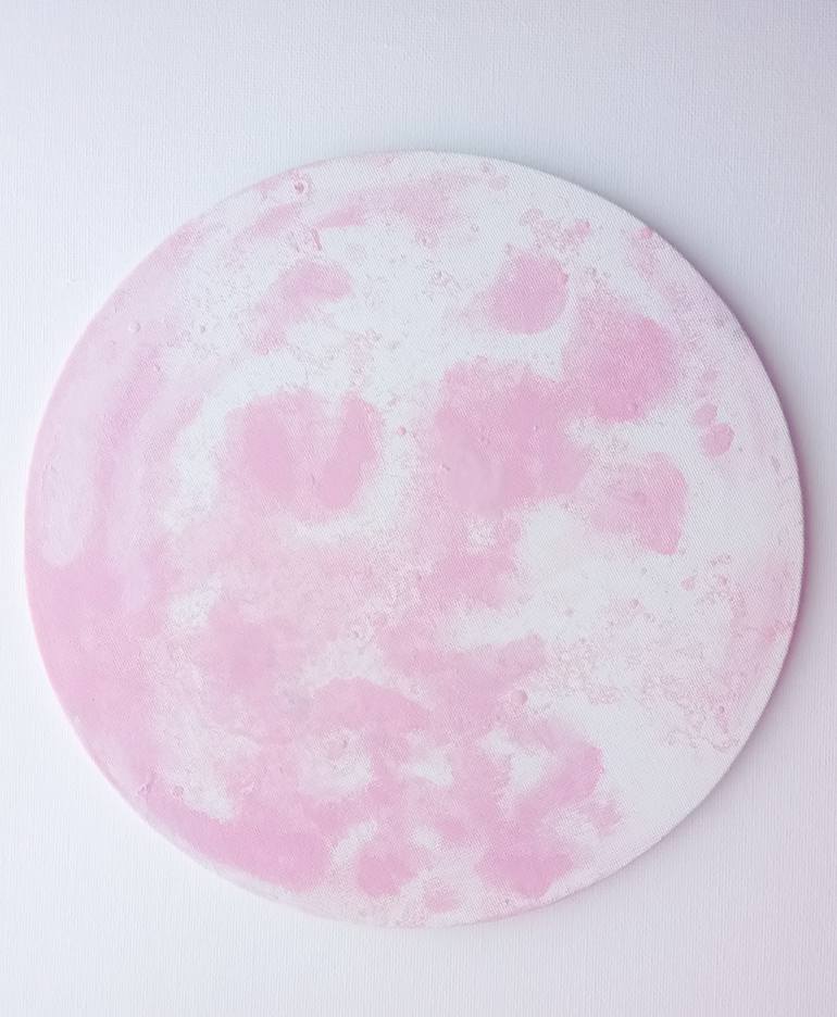 pink moon painting