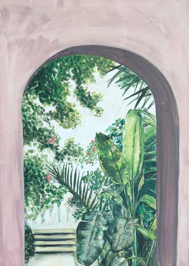 Original Fine Art Garden Paintings by Hannah Weatherhead