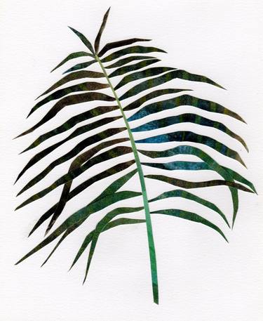 Original Minimalism Botanic Collage by Hannah Weatherhead