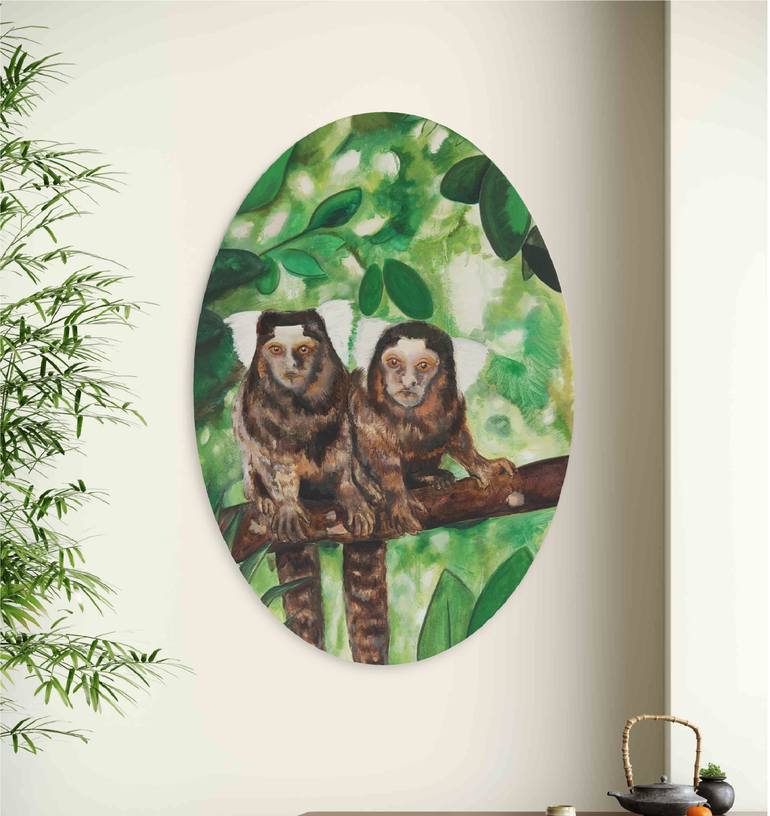 Original Expressionism Animal Painting by Hannah Weatherhead