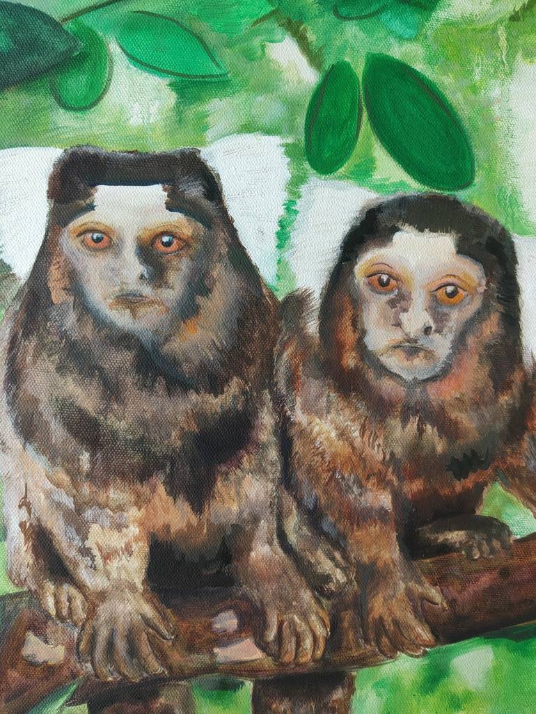 Original Expressionism Animal Painting by Hannah Weatherhead