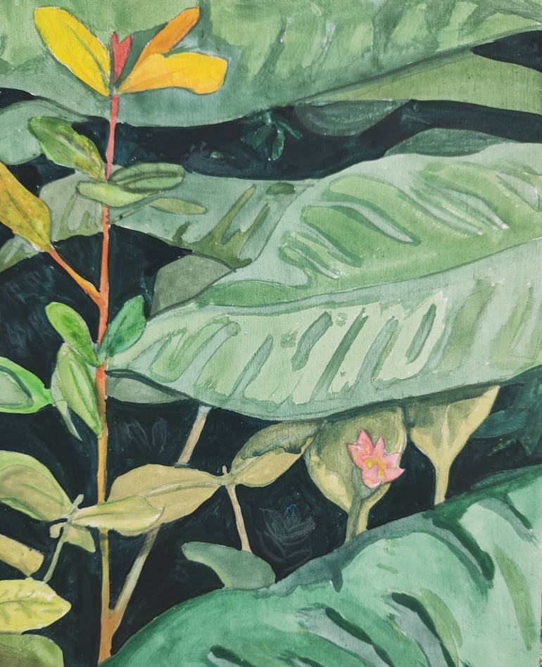 Original Modern Botanic Painting by Hannah Weatherhead