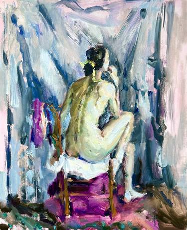 Original Nude Paintings by Mariana Krokhmalna