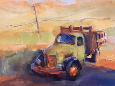 Original Impressionism Automobile Paintings by John Malarkey