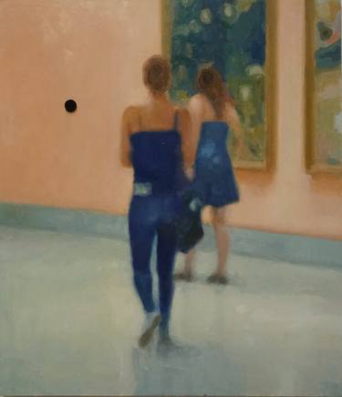 Black Dot (Two Girls in Museum) thumb