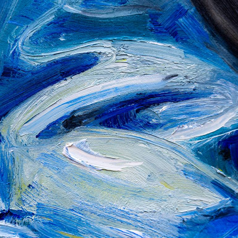 Original Expressionism Women Painting by Matej Bednar