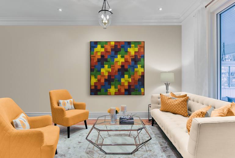Original Conceptual Abstract Painting by Dana Church