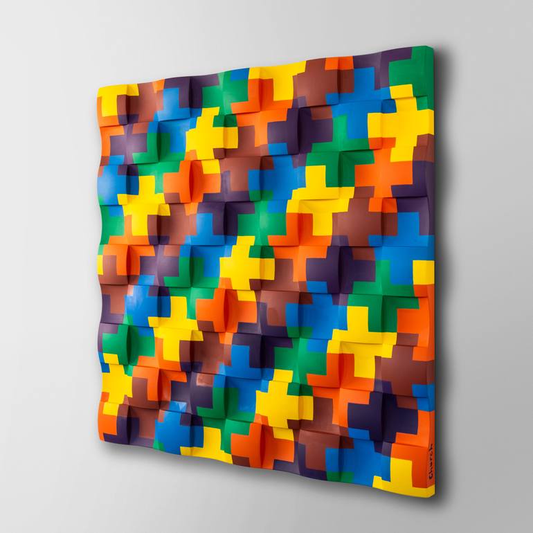 Original Conceptual Abstract Painting by Dana Church