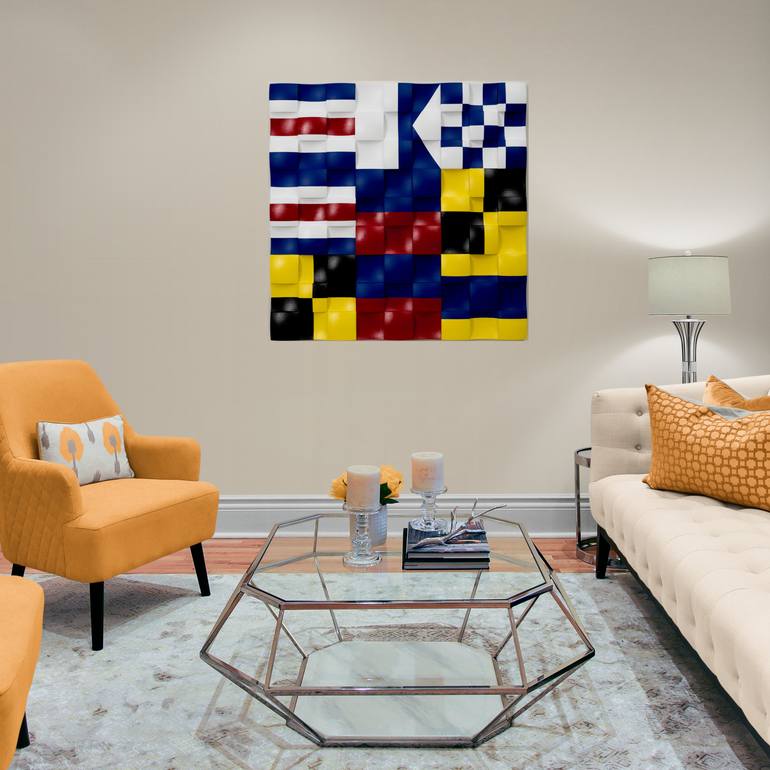 Original Conceptual Abstract Painting by Dana Church