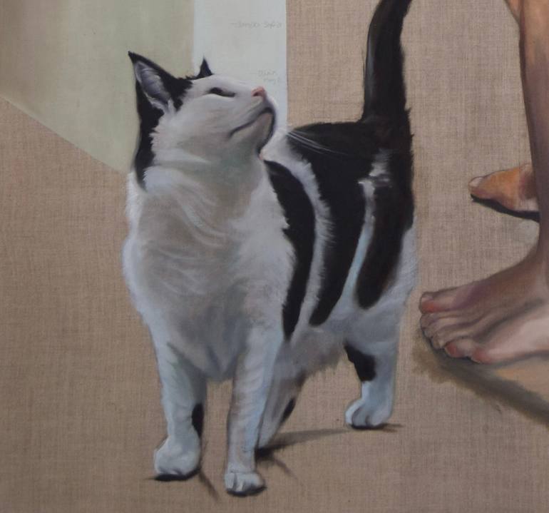 Original Figurative People Painting by Ruth Swain