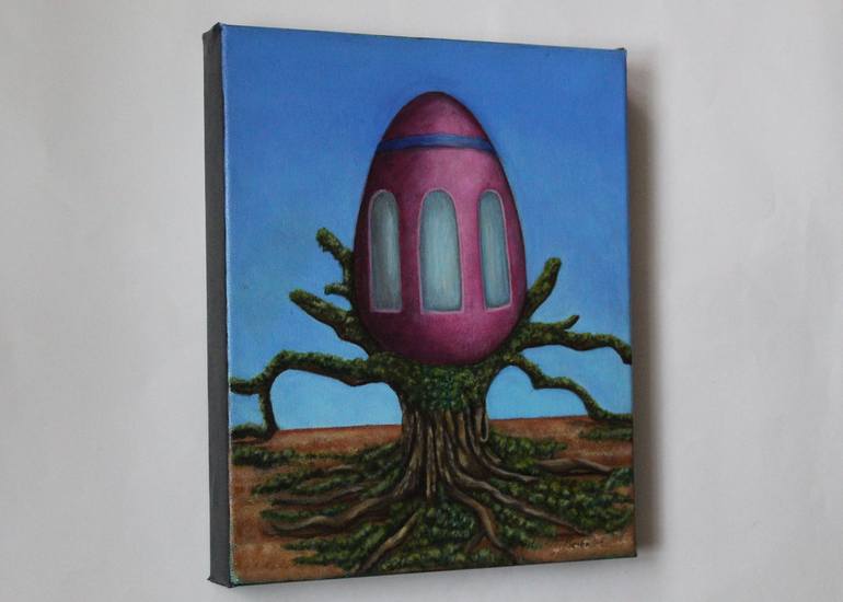 Original Tree Painting by Monica Resendez