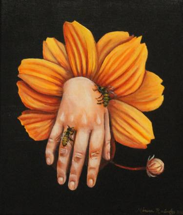 Original Floral Paintings by Monica Resendez