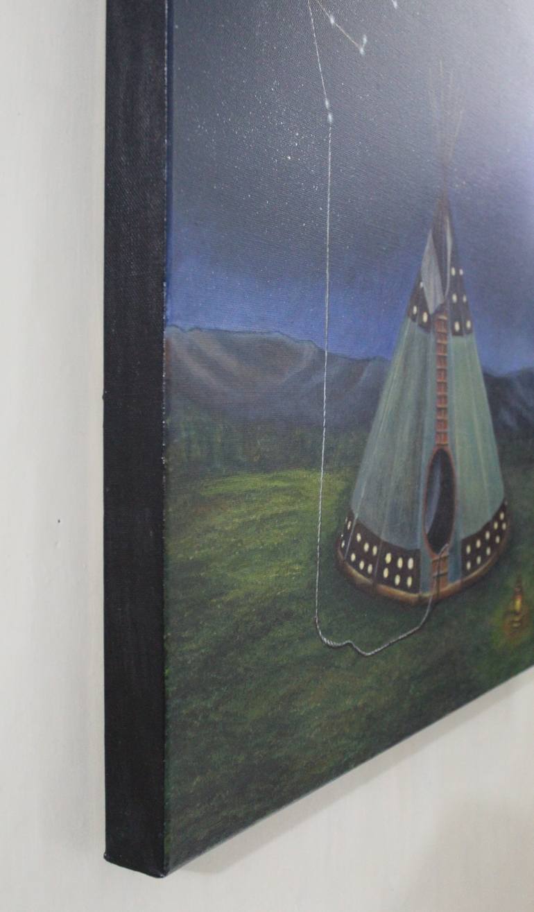 Original Figurative Fantasy Painting by Monica Resendez