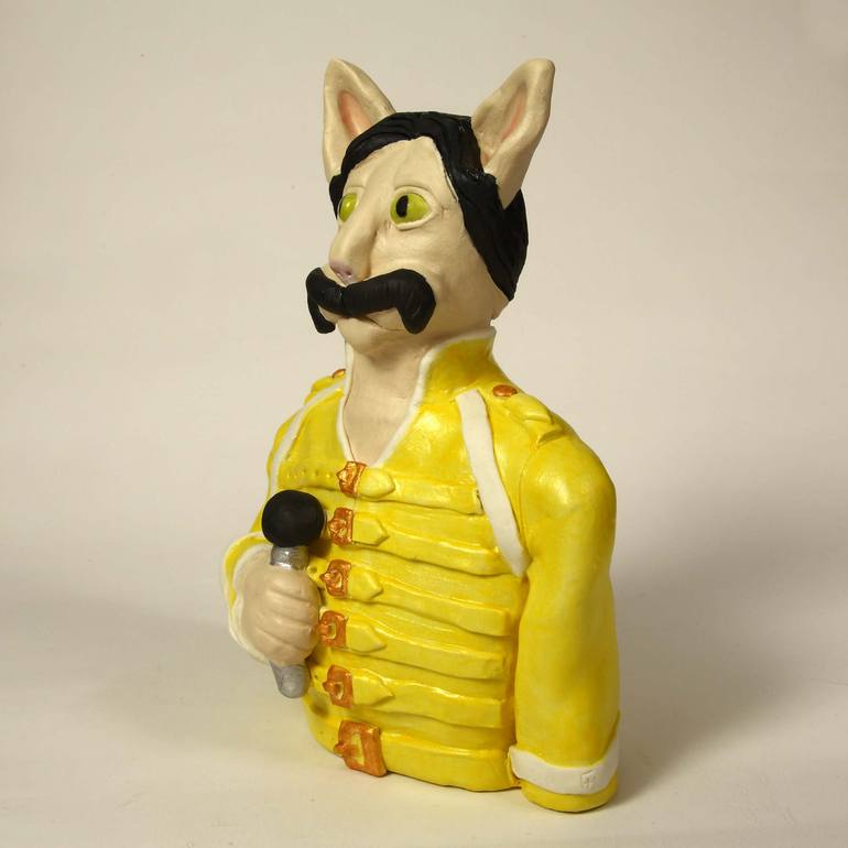 Original Pop Art Pop Culture/Celebrity Sculpture by Fiona Hodges