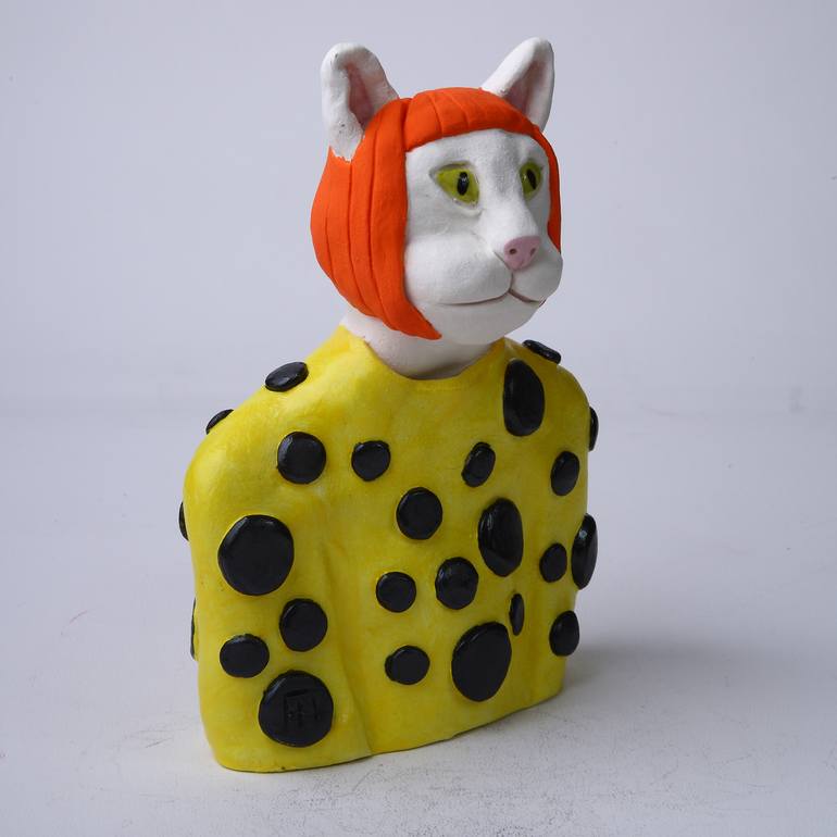Original Figurative Animal Sculpture by Fiona Hodges