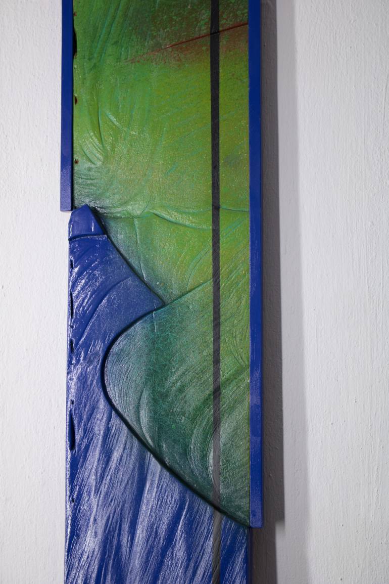 Original Abstract Nature Painting by Laszlo Horvath