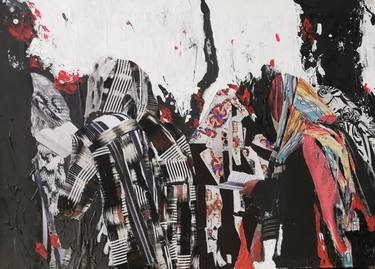 Print of Abstract Expressionism Religion Collage by Einat Lev Ari