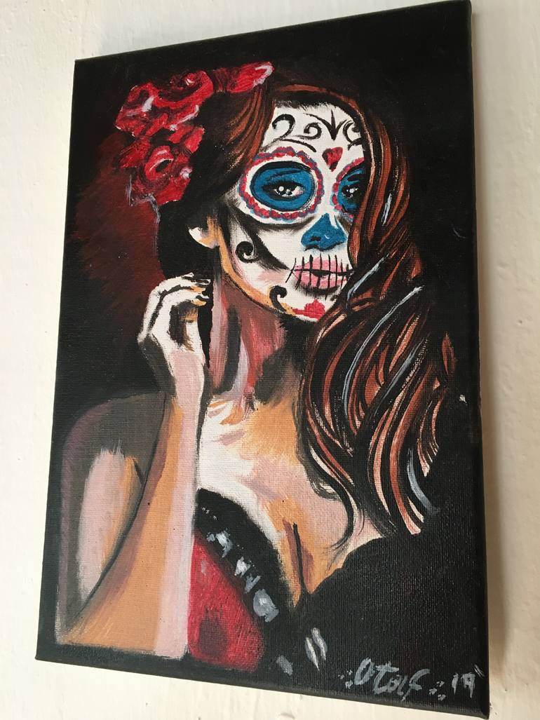 Original Figurative Women Painting by Mister Otaf