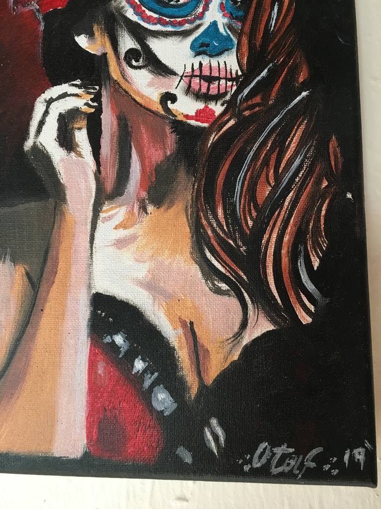 Original Figurative Women Painting by Mister Otaf