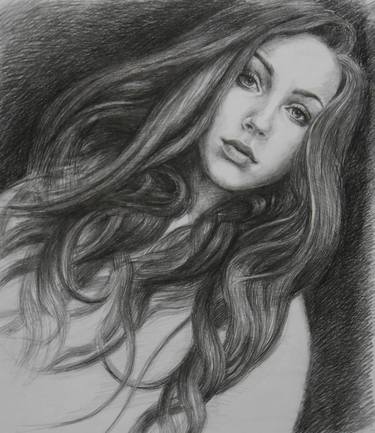 Print of Realism Portrait Drawings by Yakorieva Natalia