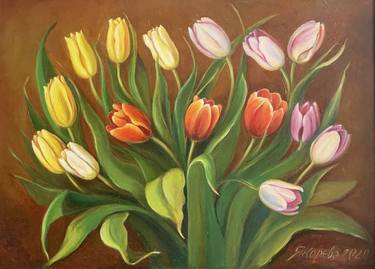 Print of Floral Paintings by Yakorieva Natalia