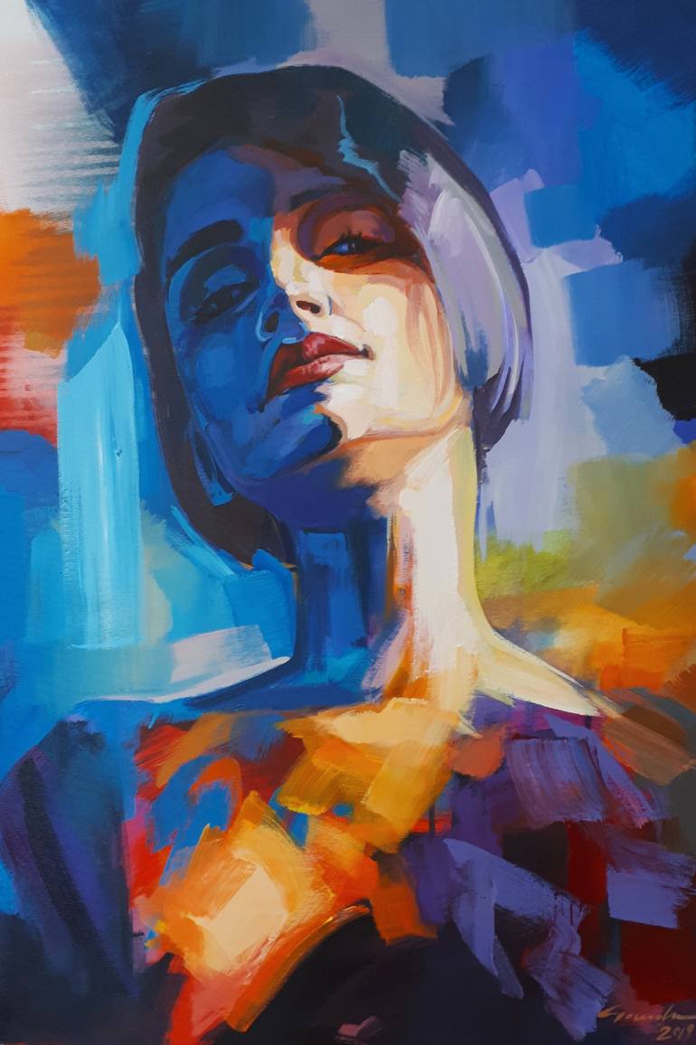 CLAUDIA Painting by Vincenzo Ganadu | Saatchi Art