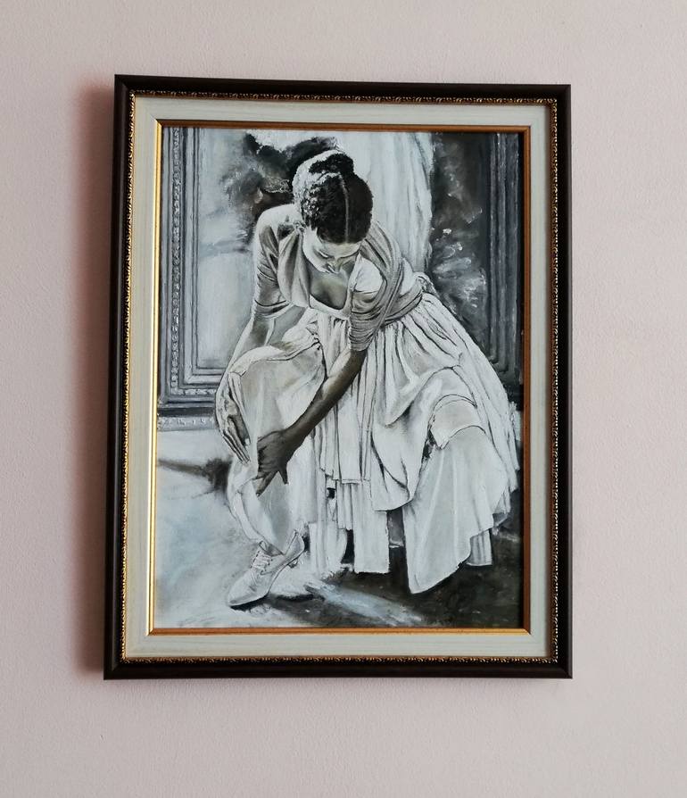 Original Fine Art Women Painting by Nadya Zlatanova
