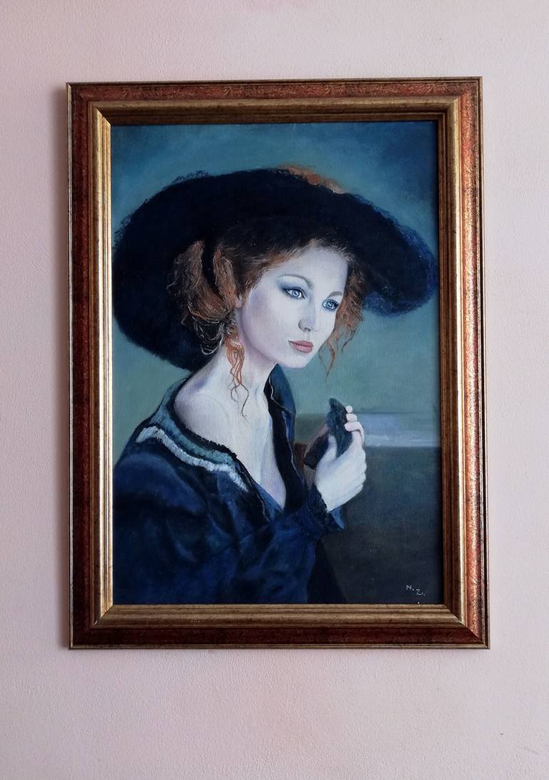 Original Portraiture Portrait Painting by Nadya Zlatanova