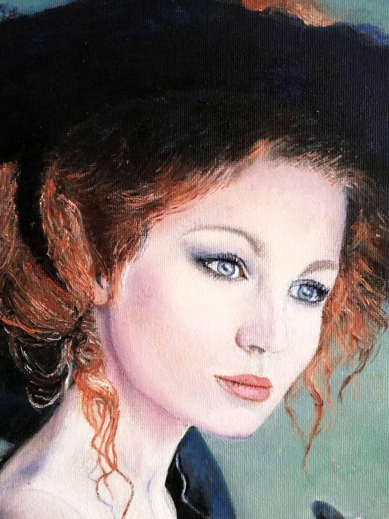 Original Portraiture Portrait Painting by Nadya Zlatanova