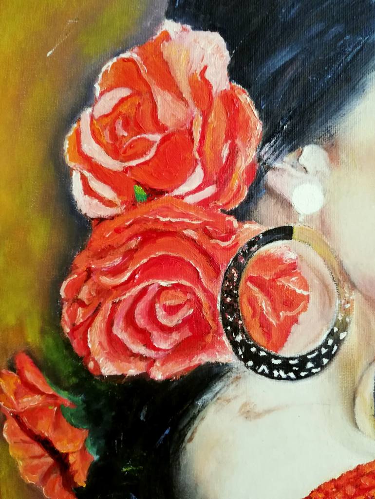 Original Fine Art Portrait Painting by Nadya Zlatanova