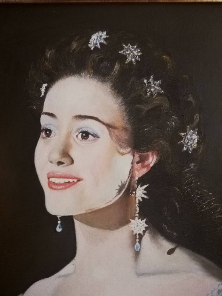 Original Portrait Painting by Nadya Zlatanova