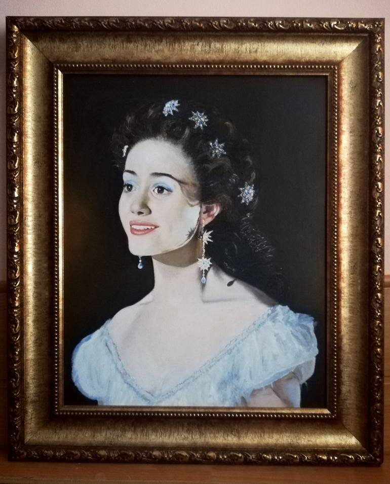 Original Portrait Painting by Nadya Zlatanova