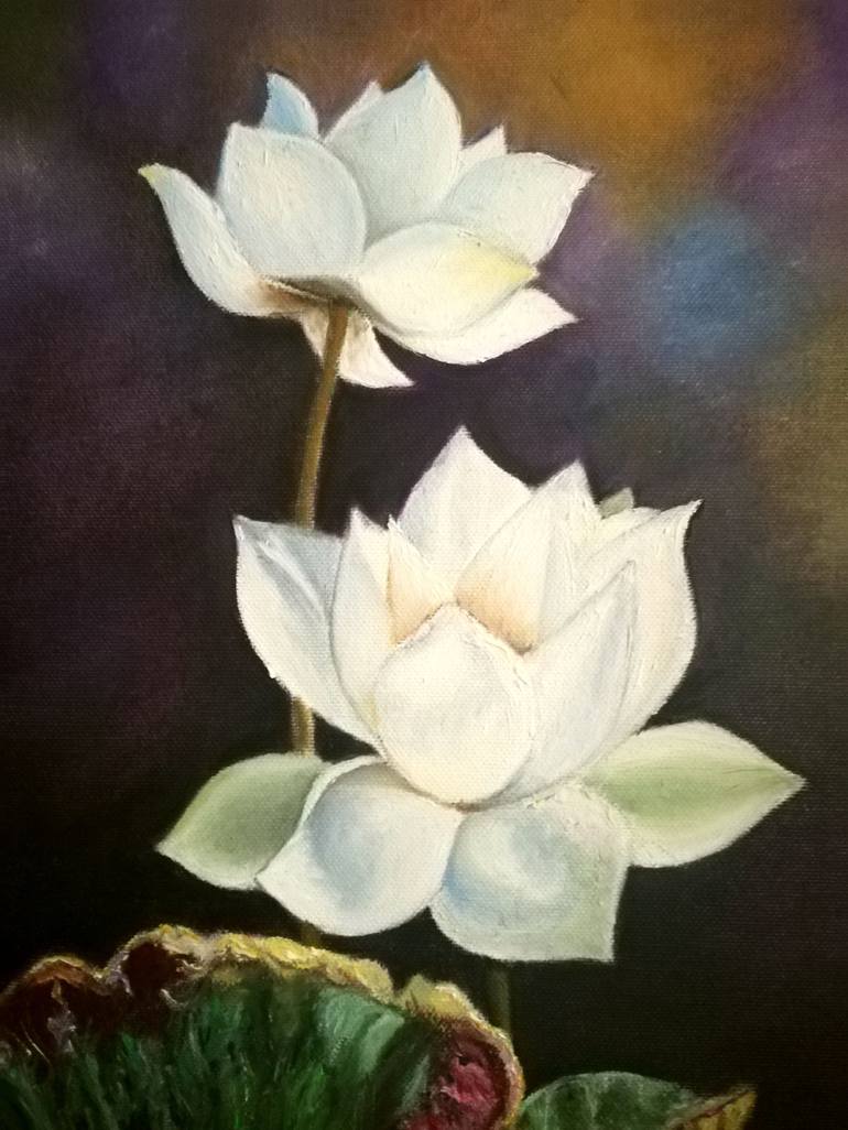 Original Floral Painting by Nadya Zlatanova